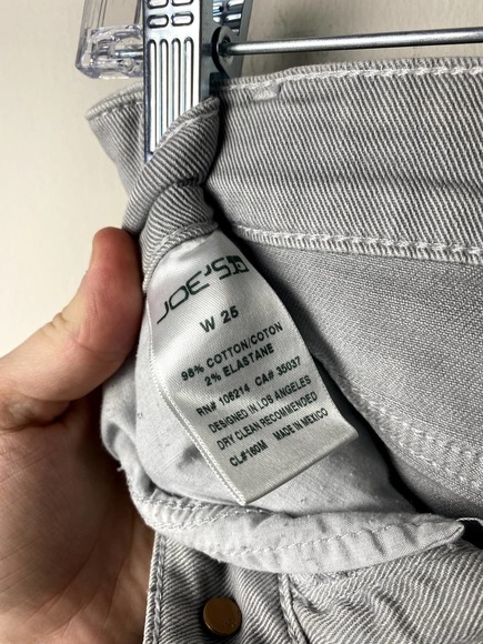 Joe's Jeans Collector Edition Platinum Cut Off Shorts SZ 25 - Picture 6 of 9